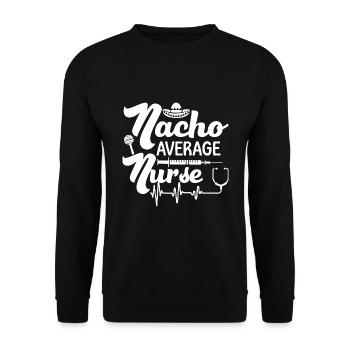 Nourriture mexicaine Cinco de Mayo Infirmière - Sweat-shirt Unisexe - noir - Devant - Alina (178cm) & Michal (187cm)