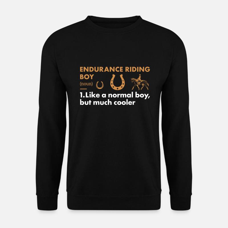 Rider Boy Definition Endurance Riding - Unisex Sweatshirt - black