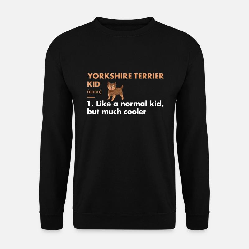 Yorkshire Terrier Kid Definition - Unisex Pullover - Schwarz