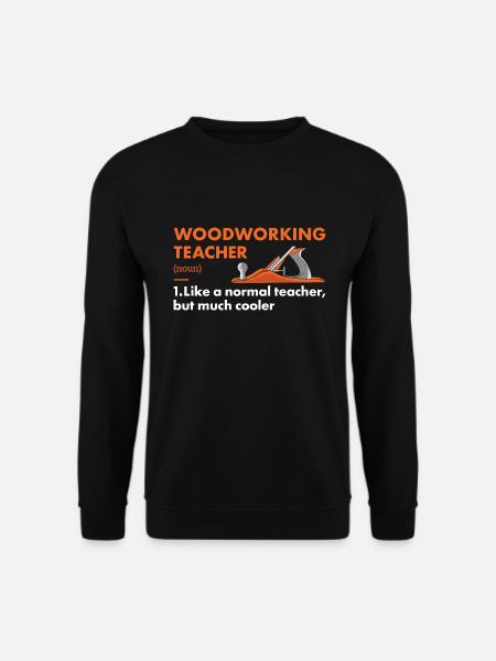 Définition de l’enseignant menuisier - Sweat-shirt Unisexe - noir