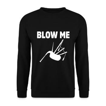 Idée cadeau de cornemuse Joueur de cornemuse Écosse - Sweat-shirt Unisexe - noir - Devant - Alina (178cm) & Michal (187cm)