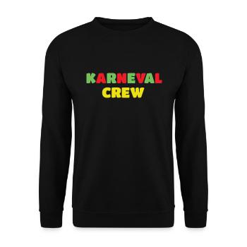 Carnival Crew - Unisex Sweatshirt - black - Front - Alina (178cm) & Michal (187cm)