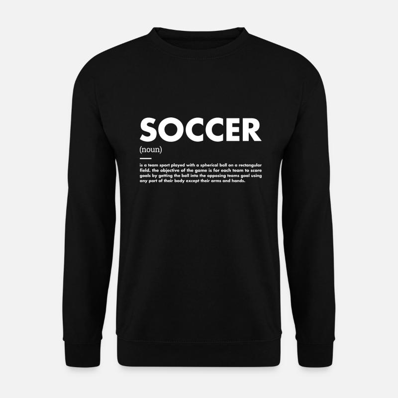 Sport Definition Soccer - Unisex Pullover - Schwarz