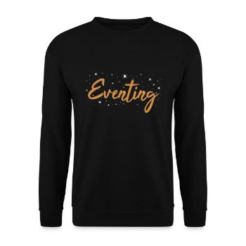 Rider Eventing - Unisex Sweatshirt - black - Front - Alina (178cm) & Michal (187cm)