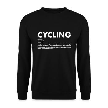 Sport Definition Cycling - Unisex Pullover - Schwarz - Vorne - Alina (178cm) & Michal (187cm)