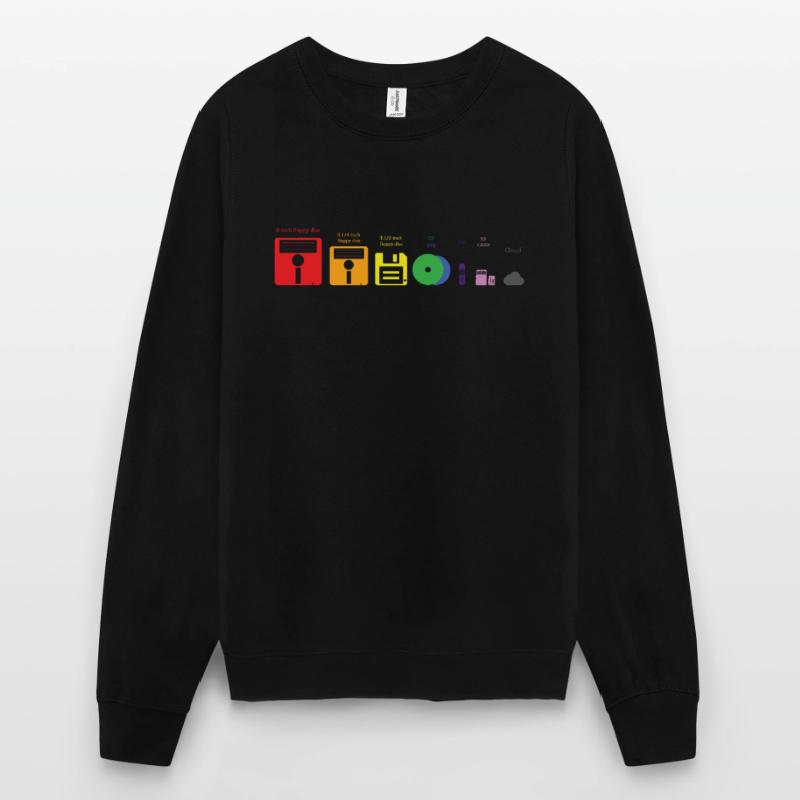 Evolution Storage Media Disc USB Cloud Unisex Sweatshirt
