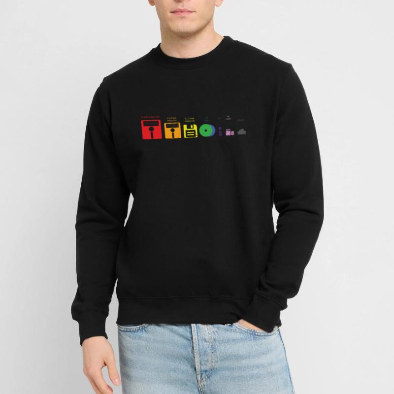 Évolution du support de stockage Disque USB Cloud Sweat-shirt Unisexe