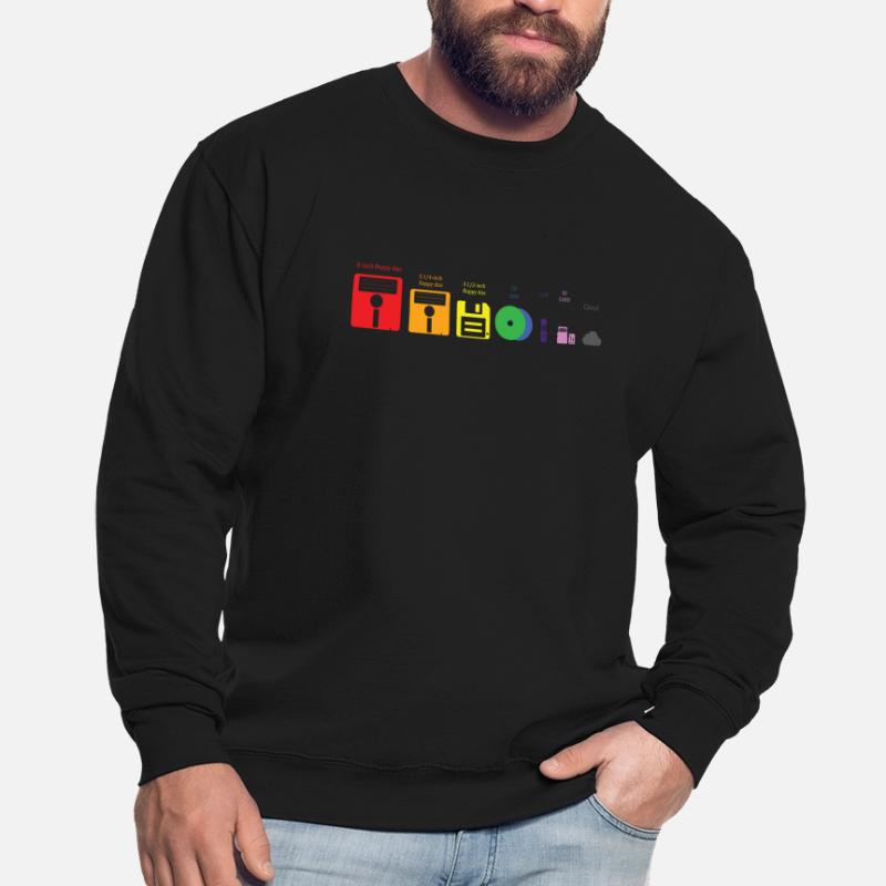Évolution du support de stockage Disque USB Cloud Sweat-shirt Unisexe