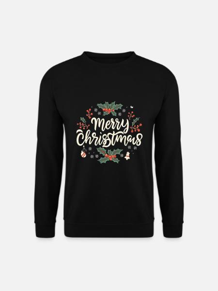Merry Christmas - Unisex Sweatshirt - black