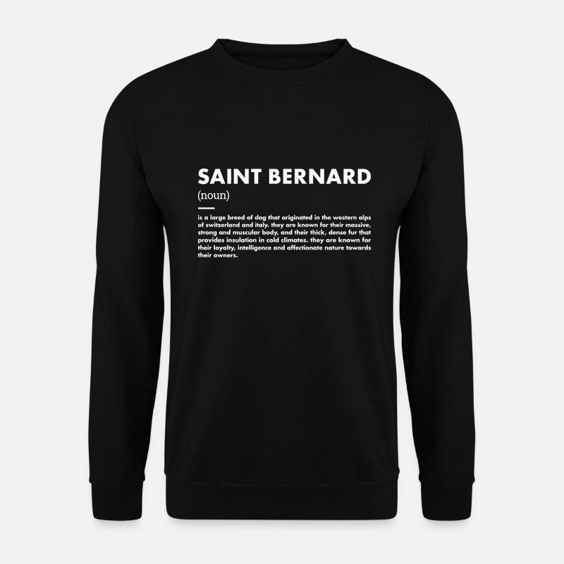 Saint Bernard Definition - Unisex Sweatshirt - black