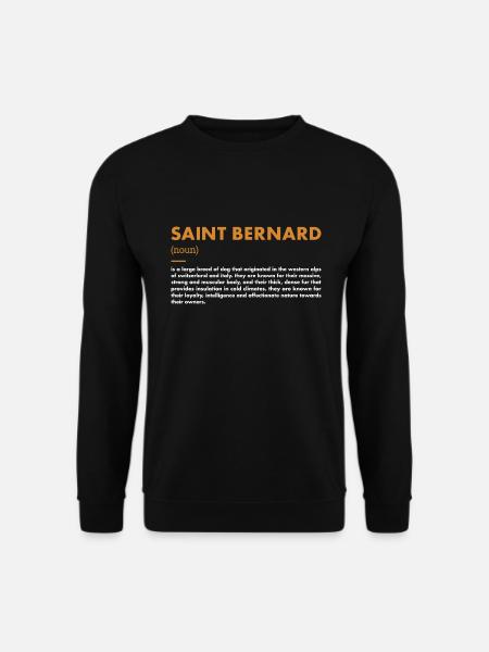 Saint Bernard Definition - Unisex Sweatshirt - black