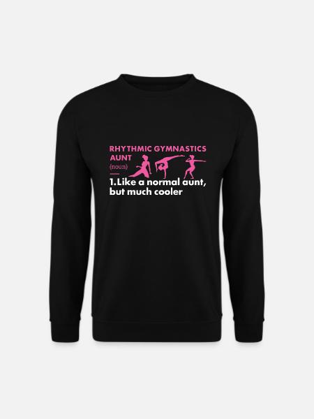 Gymnast Aunt Definition Rhythmic Gymnastics - Unisex Pullover - Schwarz