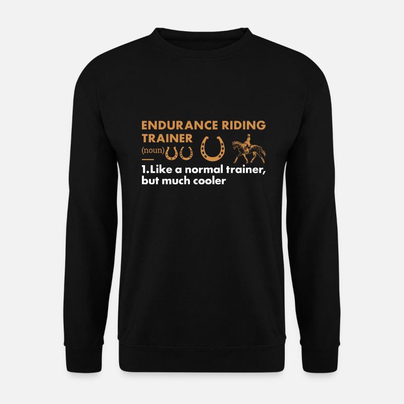 Rider Trainer Definition Endurance Riding - Unisex Sweatshirt - black