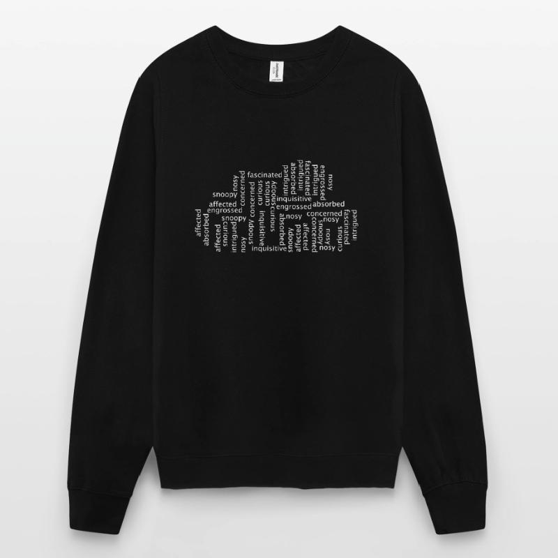 W 800 3A INTERESTED 2C blanc 9fac8b010bb33dffebb07 Sweat-shirt Unisexe