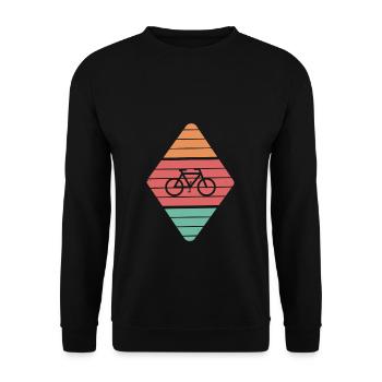 Cadeau amusant pour les pistes cyclables - Sweat-shirt Unisexe - noir - Devant - Alina (178cm) & Michal (187cm)