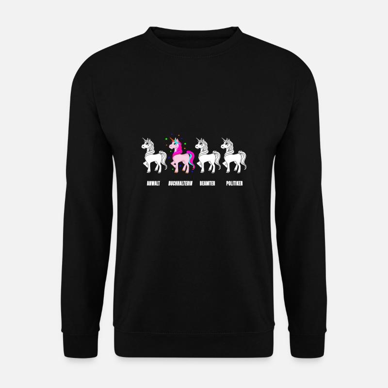 Lustig Buchhalterin Steuerberaterin Fibu Geschenk - Unisex Pullover - Schwarz