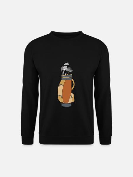 Golf Golfplatz Golferin Golftasche Golfer Geschenk - Unisex Pullover - Schwarz
