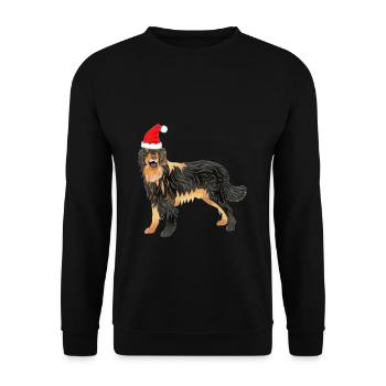 Cadeau de XMAS Hovawart - Sweat-shirt Unisexe - noir - Devant - Alina (178cm) & Michal (187cm)