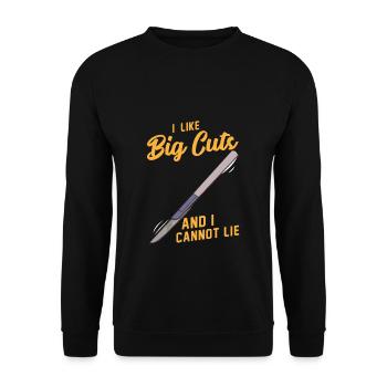 Cadeau drôle chirurgien Après chirurgie Remerciements - Sweat-shirt Unisexe - noir - Devant - Alina (178cm) & Michal (187cm)