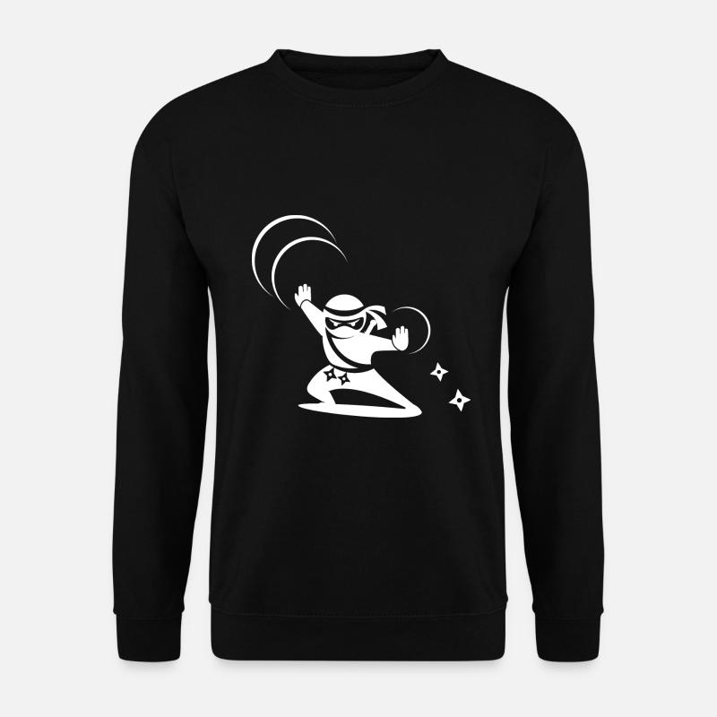 Ninja Sterne Samurai Schulkind Schulanfang - Unisex Pullover - Schwarz