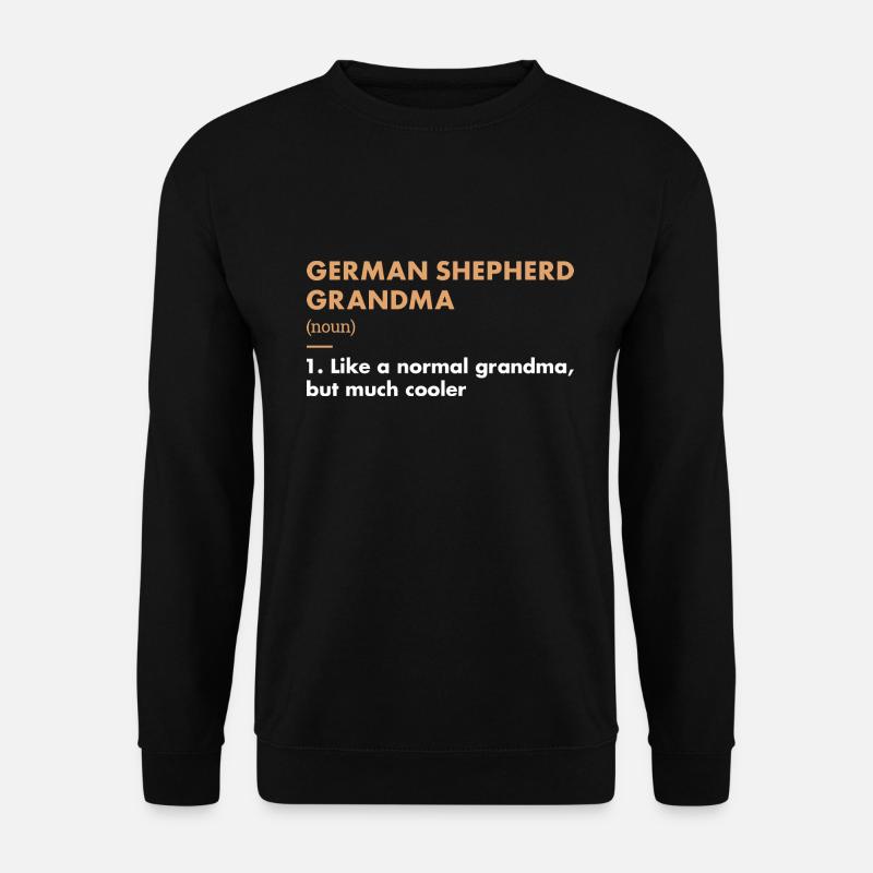 German Shepherd Grandma Definition - Unisex Sweatshirt - black