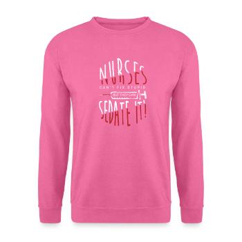 Krankenschwester Pflegekraft Krankenhaus - Unisex Pullover - Pink - Vorne