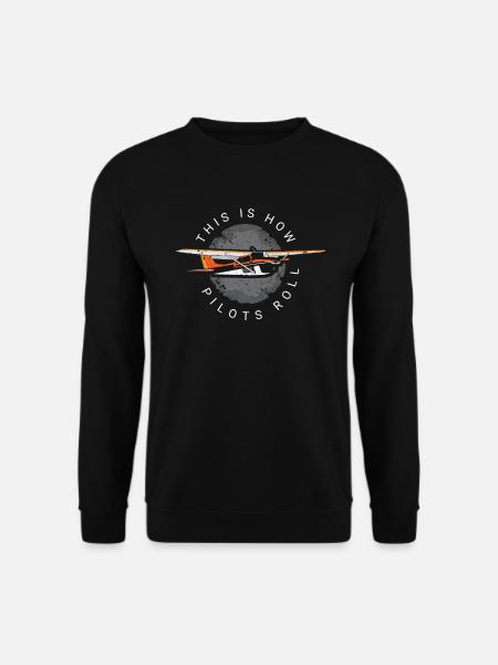 Pilot Captain Pilot Glider - Unisex Sweatshirt - black