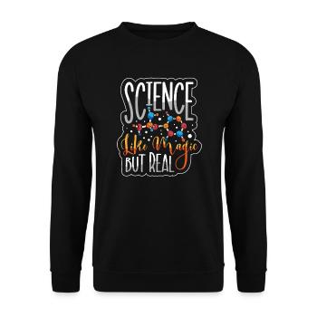 Chemistry Science Physics Research - Unisex Sweatshirt - black - Front - Alina (178cm) & Michal (187cm)