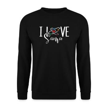Chemistry Science Physics Research - Unisex Sweatshirt - black - Front - Alina (178cm) & Michal (187cm)