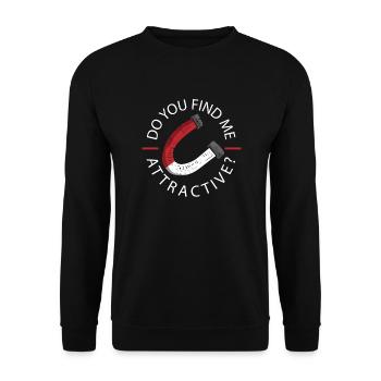 Chemistry Science Physics Research Nerd Humor - Unisex Sweatshirt - black - Front - Alina (178cm) & Michal (187cm)