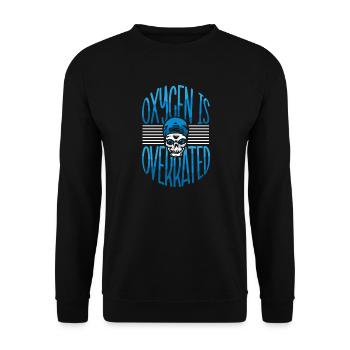 Les nageurs présentent des sports nautiques Natation Plongée - Sweat-shirt Unisexe - noir - Devant - Alina (178cm) & Michal (187cm)