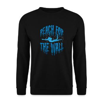 Les nageurs présentent des sports nautiques Natation Plongée - Sweat-shirt Unisexe - noir - Devant - Alina (178cm) & Michal (187cm)