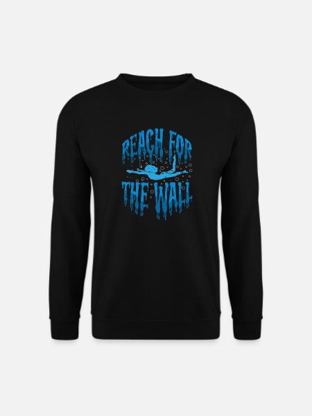 Schwimmer Präsent Wassersport Schwimmen Tauchen - Unisex Pullover - Schwarz