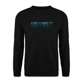 Schwimmer Präsent Wassersport Schwimmen Tauchen - Unisex Pullover - Schwarz - Vorne - Alina (178cm) & Michal (187cm)