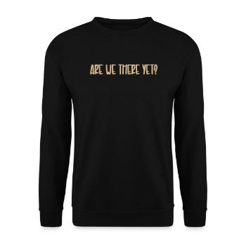 Adventure Travel Present Travel Lovers - Unisex Sweatshirt - black - Front - Alina (178cm) & Michal (187cm)