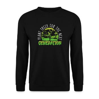 Jardinier Présent Hobby Jardinier Jardin Plantes Prairie - Sweat-shirt Unisexe - noir - Devant - Alina (178cm) & Michal (187cm)