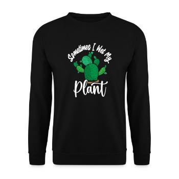 Jardinier Présent Hobby Jardinier Jardin Plantes Prairie - Sweat-shirt Unisexe - noir - Devant - Alina (178cm) & Michal (187cm)