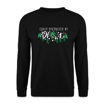 Jardinier Présent Hobby Jardinier Jardin Plantes Prairie - Sweat-shirt Unisexe - noir - Devant - Alina (178cm) & Michal (187cm)