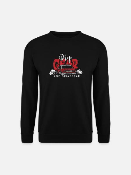 Motorsport présente voiture de course auto vélo vintage - Sweat-shirt Unisexe - noir