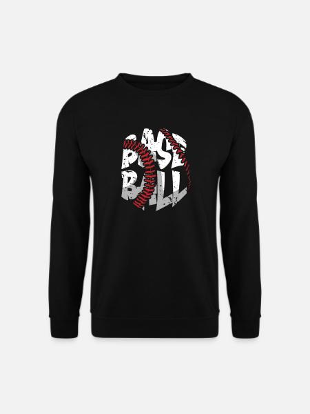 Baseball nuværende hjemmeløb baseballspiller atlet - Unisex sweater - sort