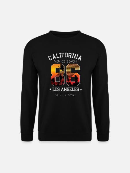 California Venice Beach Los Angeles Surfing Resort - Sweat-shirt Unisexe - noir