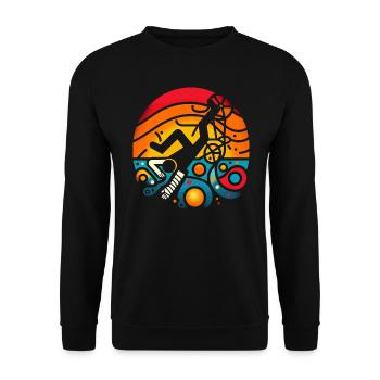 Drôle de cadeau pour maladroit - Sweat-shirt Unisexe - noir - Devant - Alina (178cm) & Michal (187cm)