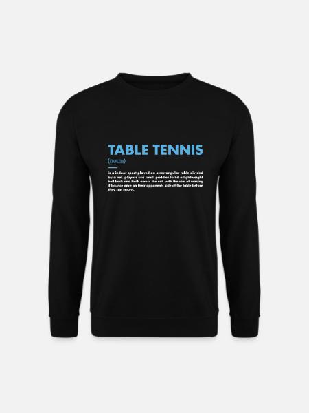 Sport Definition Table Tennis - Unisex Sweatshirt - black