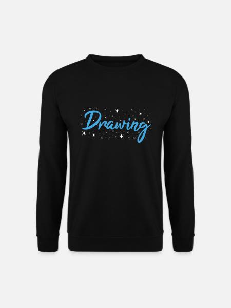 Drawer Drawing - Unisex Sweatshirt - black
