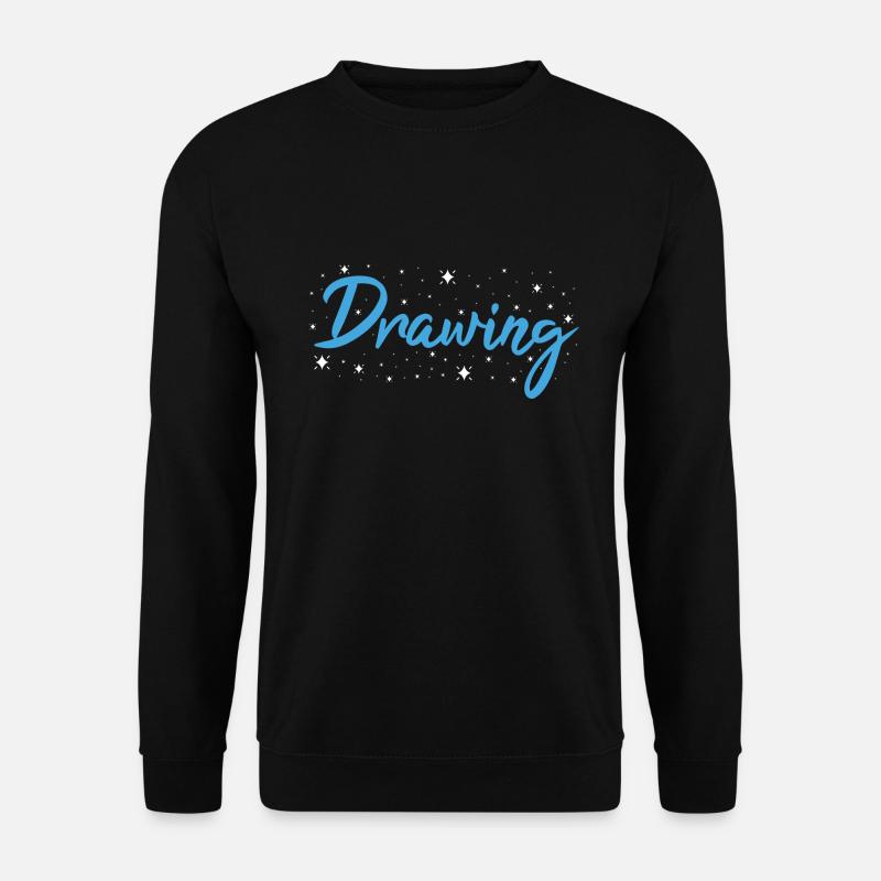 Drawer Drawing - Unisex Sweatshirt - black