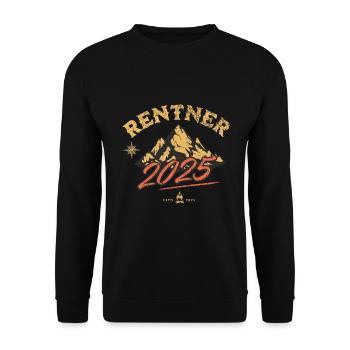 Retraités 2025 - Sweat-shirt Unisexe - noir - Devant - Alina (178cm) & Michal (187cm)