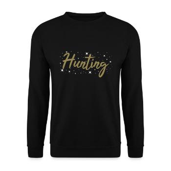 Chasse au chasseur - Sweat-shirt Unisexe - noir - Devant - Alina (178cm) & Michal (187cm)