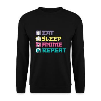 Anime Cosplay - Unisex Sweatshirt - black - Front - Alina (178cm) & Michal (187cm)