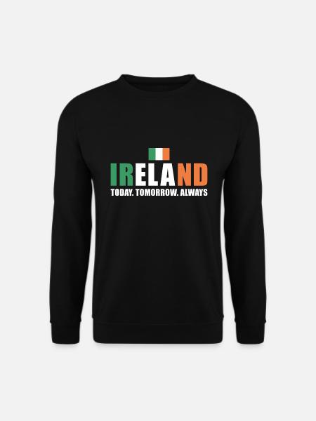 Ireland Today Tomorrow Always Ireland Rugby - Unisex Pullover - Schwarz