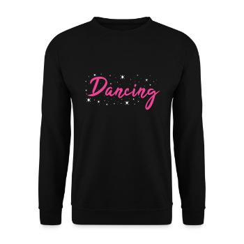 Dancer Dancing - Unisex Sweatshirt - black - Front - Alina (178cm) & Michal (187cm)